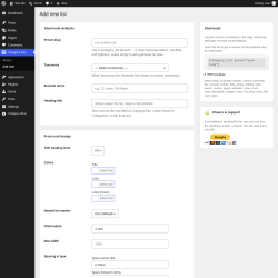 Page screenshot: Category lists &rarr; Add new