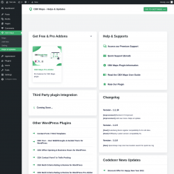 Page screenshot: CBX Maps &rarr; Helps & Updates