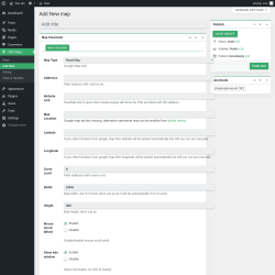 Page screenshot: CBX Maps &rarr; Add New