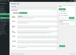 Page screenshot: CBX Maps &rarr; Add New map &rarr; Primary Marker