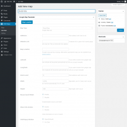 Page screenshot: CBX Maps &rarr; Add New