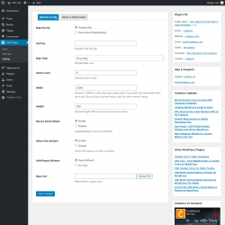 Page screenshot: CBX Maps &rarr; Setting