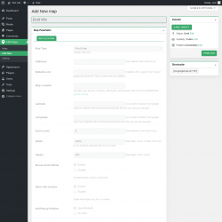 Page screenshot: CBX Maps &rarr; Add New