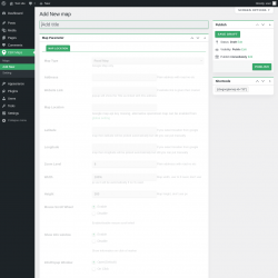 Page screenshot: CBX Maps &rarr; Add New