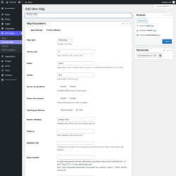 Page screenshot: CBX Maps &rarr; Add New Map