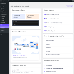Page screenshot: CBX Bookmarks
