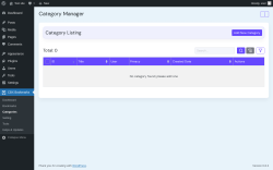 Page screenshot: CBX Bookmarks → Categories