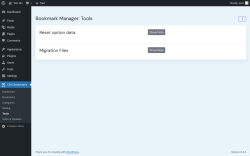 Page screenshot: CBX Bookmarks → Tools