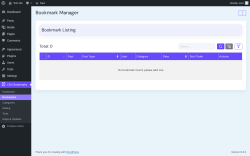 Page screenshot: CBX Bookmarks → Bookmarks