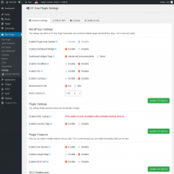 Page screenshot: Geo Plugin → Settings