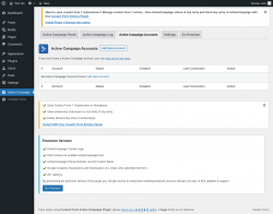 Page screenshot: Active Campaign → Active Campaign Accounts