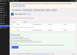 Page screenshot: Active Campaign