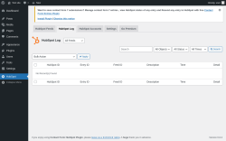 Page screenshot: HubSpot → HubSpot Log