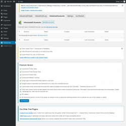 Page screenshot: Infusionsoft → Infusionsoft Accounts