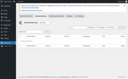 Page screenshot: Infusionsoft → Infusionsoft Log