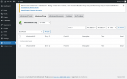 Page screenshot: Infusionsoft → Infusionsoft Log