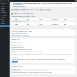 Page screenshot: Infusionsoft → Infusionsoft Accounts