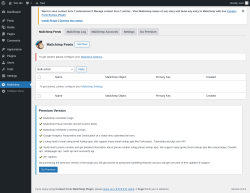 Page screenshot: Mailchimp