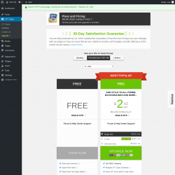 Page screenshot: CF7 Styler → Upgrade  ➤