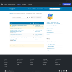 Page screenshot: CF7 Styler → Support Forum