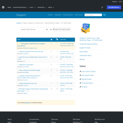 Page screenshot: CF7 Styler → Support Forum