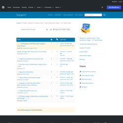 Page screenshot: CF7 Styler → Support Forum