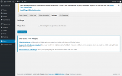 Page screenshot: Zoho → Settings