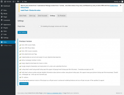Page screenshot: Zoho → Settings