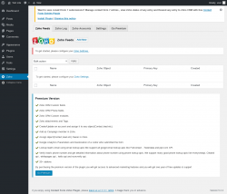 Page screenshot: Zoho