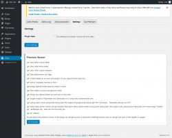 Page screenshot: Zoho → Settings