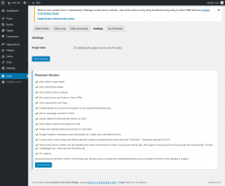 Page screenshot: Zoho → Settings