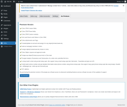 Page screenshot: Zoho → Go Premium