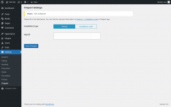 Page screenshot: Settings &rarr; Chaport