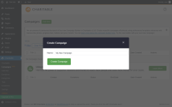 Page screenshot: Charitable → Add New