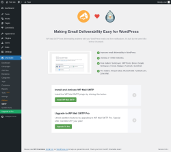 Page screenshot: Charitable → SMTP