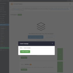 Page screenshot: Charitable → Add New