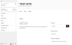 Page screenshot: Charitable → Customize
