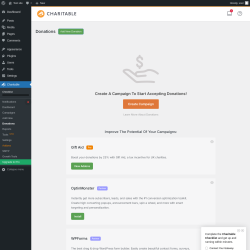 Page screenshot: Charitable → Donations