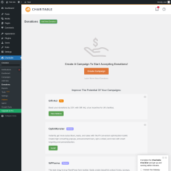 Page screenshot: Charitable → Donations