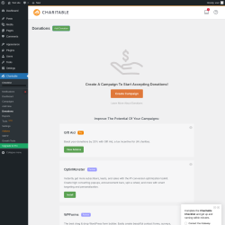 Page screenshot: Charitable → Donations