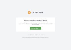 Page screenshot: Charitable ‹ Test site — WordPress