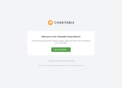 Page screenshot: Charitable ‹ Test site — WordPress