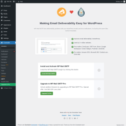 Page screenshot: Charitable → SMTP