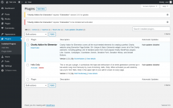 Page screenshot: Plugins ‹ Test site — WordPress
