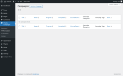 Page screenshot: Charity Campaigns → All Campaigns
