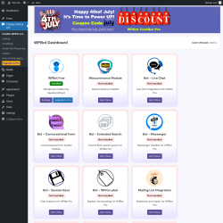 Page screenshot: ChatBot WPBot Lite