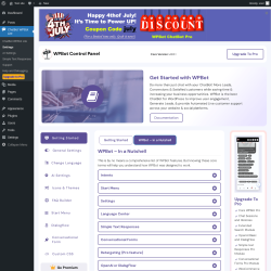 Page screenshot: ChatBot WPBot Lite → Settings → WPBot – In a Nutshell