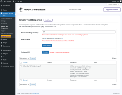 Page screenshot: ChatBot WPBot Lite → Simple Text Responses