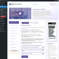 Page screenshot: Settings ‹ Test site — WordPress