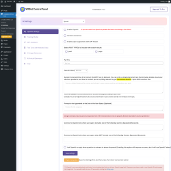 Page screenshot: ChatBot WPBot Lite → AI Settings